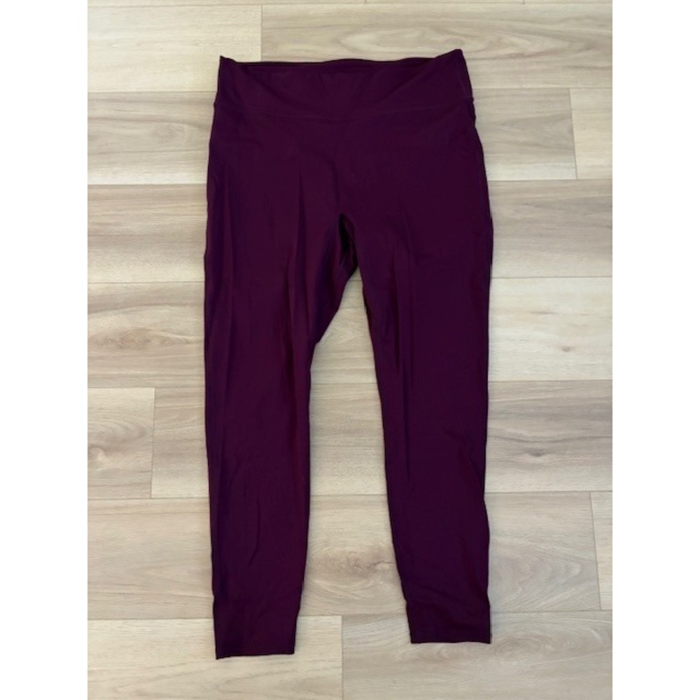 Fabletics‎ Motion365 High Waisted Leggings Burgundy Plus Size 4X Athletic